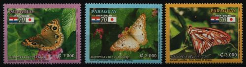 Paraguay 2006 - Mi-Nr. 4993-4995 ** - MNH - Schmetterlinge / Butterflies