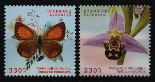 Armenien 2020 - Mi-Nr. 1185-1186 ** - MNH - Fauna & Flora