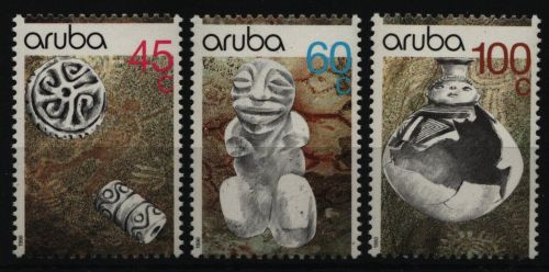 Aruba 1990 - Mi-Nr. 80-82 ** - MNH - Archäologische Funde