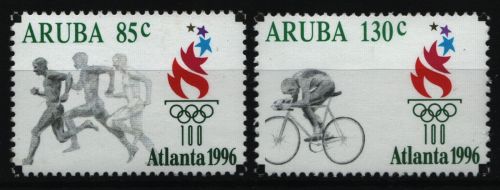 Aruba 1996 - Mi-Nr. 178-179 ** - MNH - Olympia Atlanta