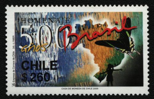 Chile 2000 - Mi-Nr. 1952 ** - MNH - Schmetterlinge / Butterflies