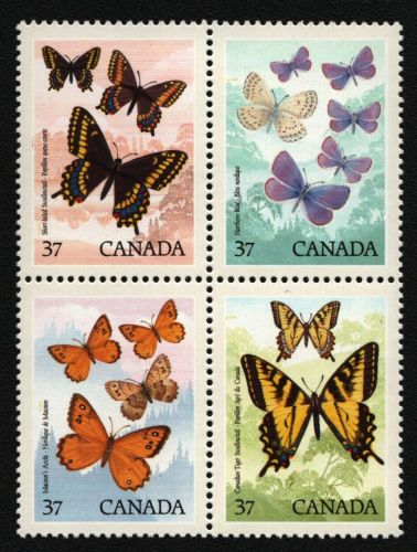 Kanada 1988 - Mi-Nr. 1090-1093 ** - MNH - Schmetterlinge / Butterflies