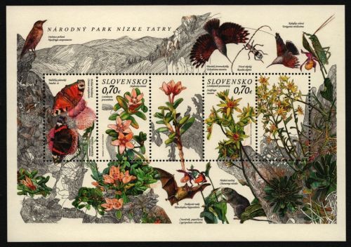 Slowakei 2010 - Mi-Nr. Block 40 ** - MNH - Schmetterlinge - Flora