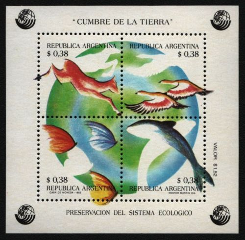 Argentinien 1992 - Mi-Nr. 2129-2132 ** - MNH - Fauna