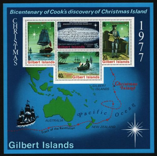 Gilbert und Ellice 1977 - Mi-Nr. Block 4 ** - MNH - Schiffe / Ships