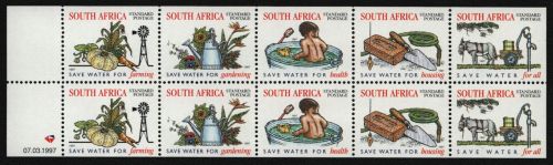 Südafrika 1997 - Mi-Nr. 1038-1042 ** - MNH - Wasser