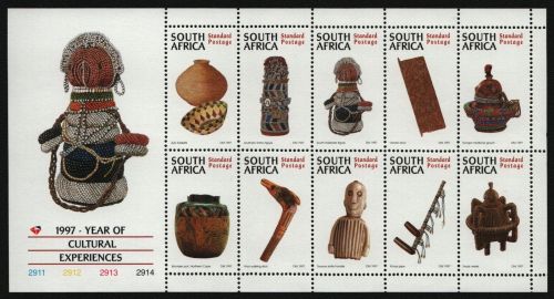 Südafrika 1997 - Mi-Nr. 1053-1062 A ** - MNH - Kulturelles Erbe