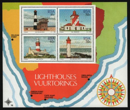 Südafrika 1988 - Mi-Nr. Block 21 ** - MNH - Leuchttürme / Lighthouses