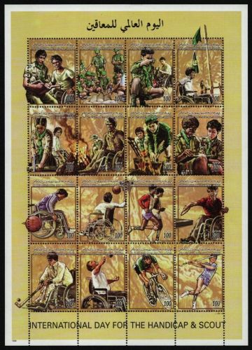 Libyen 1998 - Mi-Nr. 2657-2672 ** - MNH - KLB - Tag der Behinderten