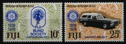 Fidschi 1976 - Mi-Nr. 352-353 ** - MNH - Rotary Club