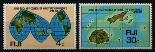 Fidschi 1977 - Mi-Nr. 361-362 ** - MNH - ACP & EEC Konferenz