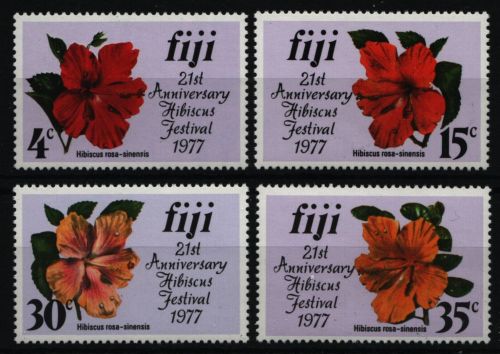 Fidschi 1977 - Mi-Nr. 364-367 ** - MNH - Blumen / Flowers