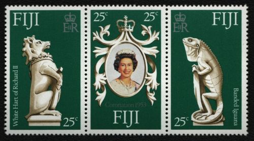 Fidschi 1978 - Mi-Nr. 372-374 ** - MNH - 25. Jahrestag der Krönung