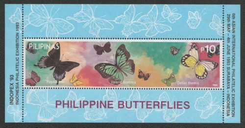 Philippinen 1993 - Mi-Nr. Block 58 I ** - MNH - Schmetterlinge / Butterflies