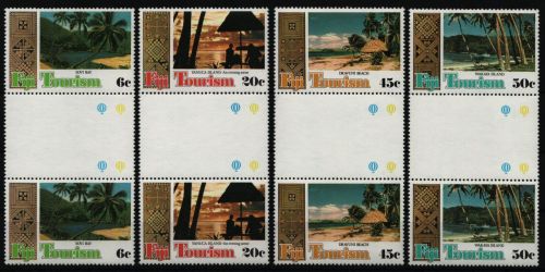 Fidschi 1980 - Mi-Nr. 424-427 ** - MNH - Stegpaare - Tourismus