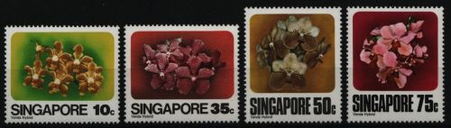 Singapur 1979 - Mi-Nr. 325-328 ** - MNH - Orchideen / Orchids