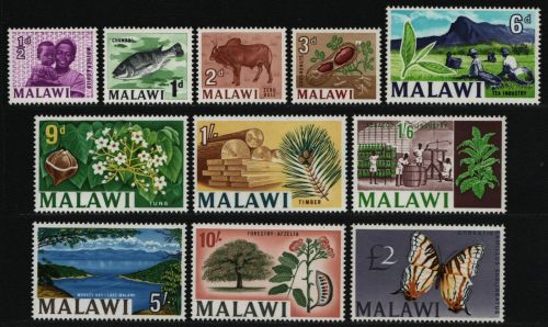 Malawi 1966 - Mi-Nr. 41-51 ** - MNH - Freimarken / Definitives (I)
