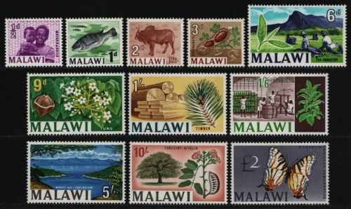 Malawi 1966 - Mi-Nr. 41-51 ** - MNH - Freimarken / Definitives (II)