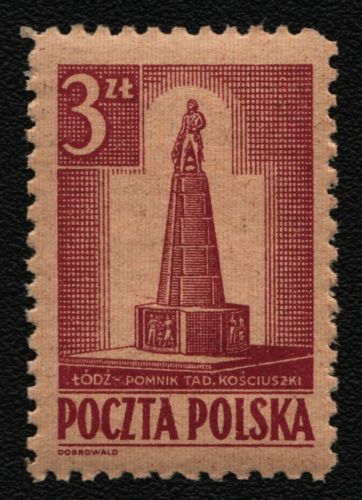 Polen 1945 - Mi-Nr. 404 ** - MNH - Kosciuszko-Denkmal
