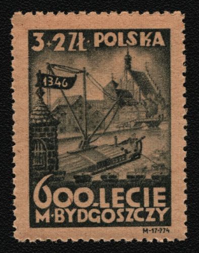 Polen 1946 - Mi-Nr. 435 ** - MNH - Bromberg
