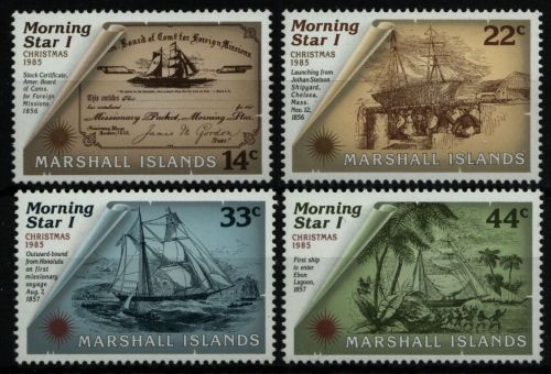 Marshall-Inseln 1985 - Mi-Nr. 58-61 ** - MNH - Schiffe / Ships