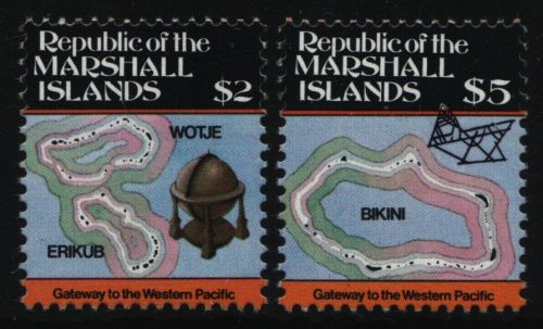 Marshall-Inseln 1986 - Mi-Nr. 71-72 ** - MNH - Inselkarten