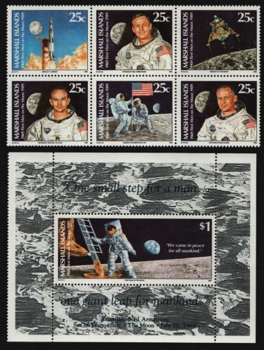 Marshall-Inseln 1989 - Mi-Nr. 237-243 ** - MNH - Raumfahrt / Space