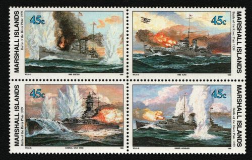 Marshall-Inseln 1989 - Mi-Nr. 276-279 ** - MNH - Schiffe / Ships