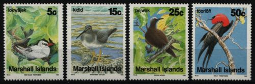 Marshall-Inseln 1990 - Mi-Nr. 284-287 ** - MNH - Vögel / Birds