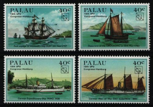 Palau 1984 - Mi-Nr. 51-54 ** - MNH - Schiffe & Boote / Ships & Boats