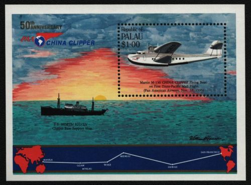 Palau 1985 - Mi-Nr. Block 1 ** - MNH - Flugzeuge / Airplanes