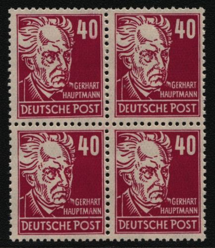 SBZ 1948 - Mi-Nr. 223 d ** - MNH - Viererblock - BPP geprüft
