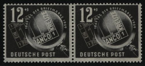 DDR 1949 - Mi-Nr. 245 ** - MNH - Paar - waagerecht