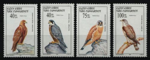 Türkisch Zypern 1997 - Mi-Nr. 453-456 ** - MNH - Vögel / Birds