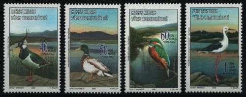 Türkisch Zypern 2006 - Mi-Nr. 646-649 ** - MNH - Vögel / Birds