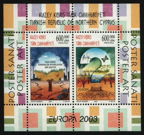 Türkisch Zypern 2003 - Mi-Nr. Block 21 ** - MNH - EUROPA
