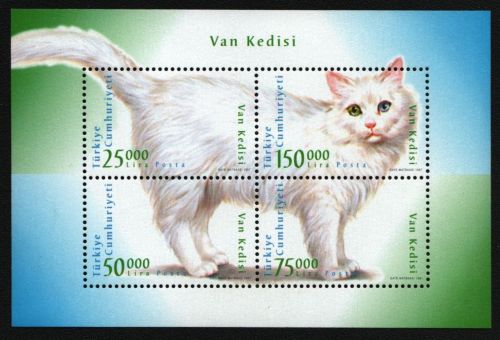 Türkei 1997 - Mi-Nr. Block 33 ** - MNH - Katzen / Cats