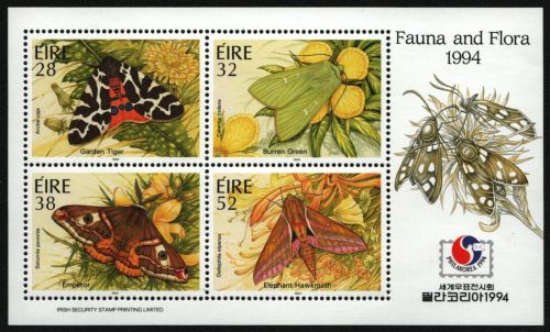 Irland 1994 - Mi-Nr. Block 13 I ** - MNH - Schmetterlinge / Butterflies