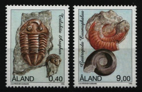 Aland 1996 - Mi-Nr. 117-118 ** - MNH - Fossilien / Fossils