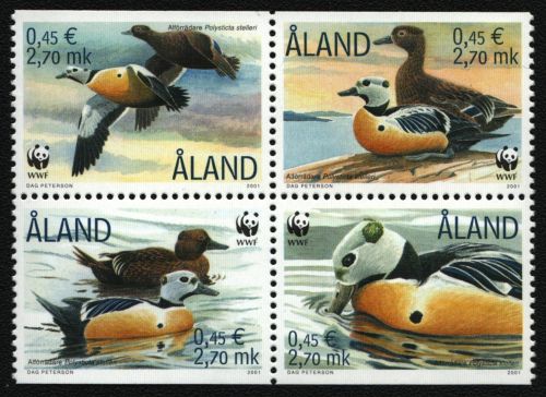 Aland 2001 - Mi-Nr. 183-186 ** - MNH - Vögel / Birds