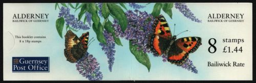 Alderney 1997 - Mi-Nr. 100 Dl & Dr ** - MNH - Heft 3 - Schmetterlinge