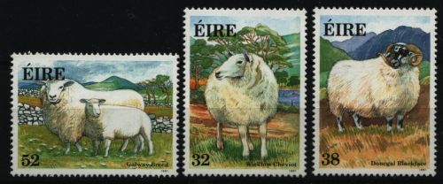 Irland 1991 - Mi-Nr. 766-768 ** - MNH - Schafe / Sheeps