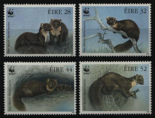 Irland 1992 - Mi-Nr. 798-801 ** - MNH - Wildtiere / Wild animals