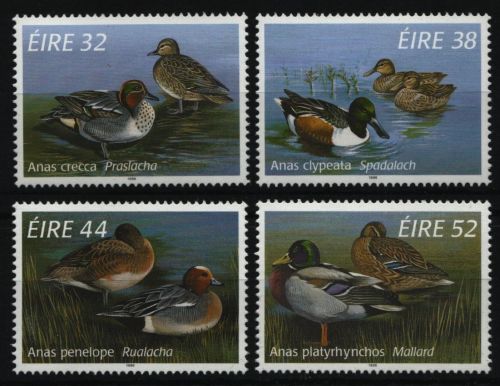 Irland 1996 - Mi-Nr. 960-963 ** - MNH - Enten / Ducks