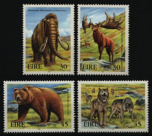 Irland 1999 - Mi-Nr. 1184-1187 ** - MNH - Prähistorische Tiere