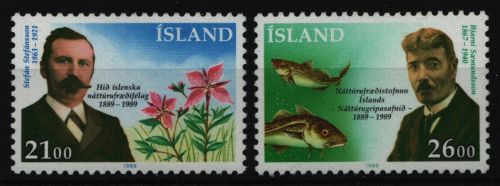 Island 1989 - Mi-Nr. 710-711 ** - MNH - Fauna & Flora