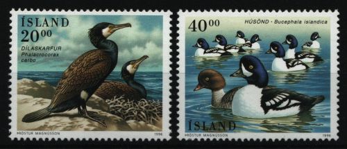 Island 1996 - Mi-Nr. 840-841 ** - MNH - Vögel / Birds