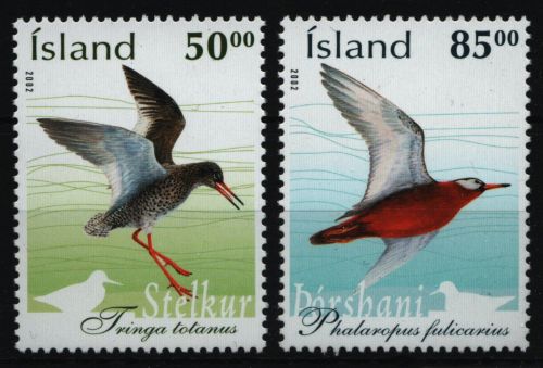 Island 2002 - Mi-Nr. 1022-1023 ** - MNH - Vögel / Birds