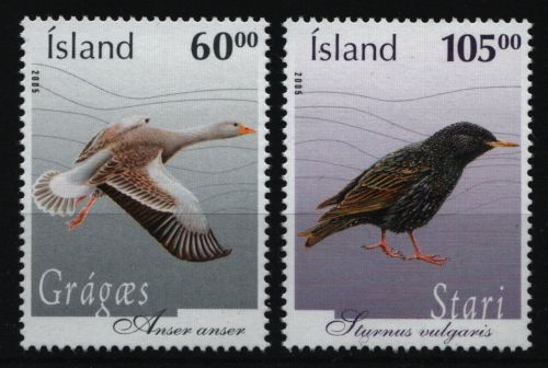 Island 2005 - Mi-Nr. 1111-1112 ** - MNH - Vögel / Birds