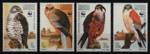 Malta 1991 - Mi-Nr. 864-867 ** - MNH - Einzeln - Vögel / Birds